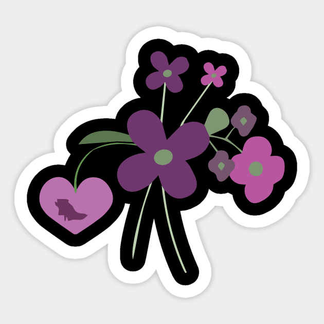 Flower Sticker by Flowerart1232